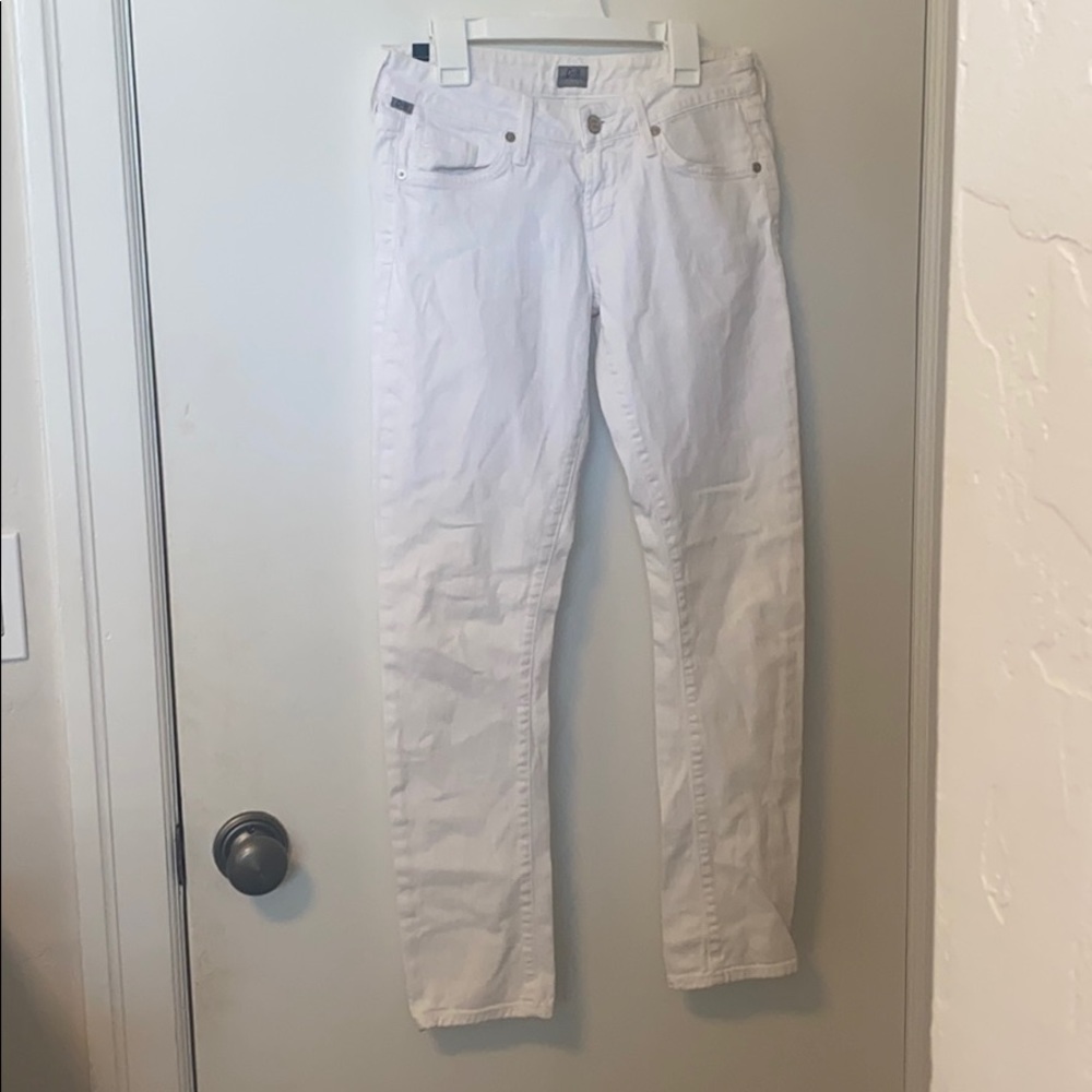 White jeans - Racer skinny